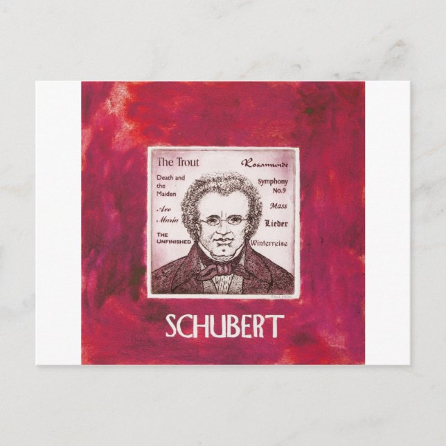 Carte Postale Schubert (Devant)