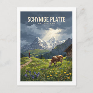 Carte Postale Schynige Platte, Bernese Oberland Wilderswil Gift