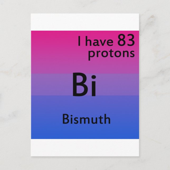 Carte Postale Science bisexuelle (Devant)