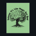 Carte Postale science c'est comme de la magie mais vrai<br><div class="desc">science c'est comme de la magie mais vrai</div>