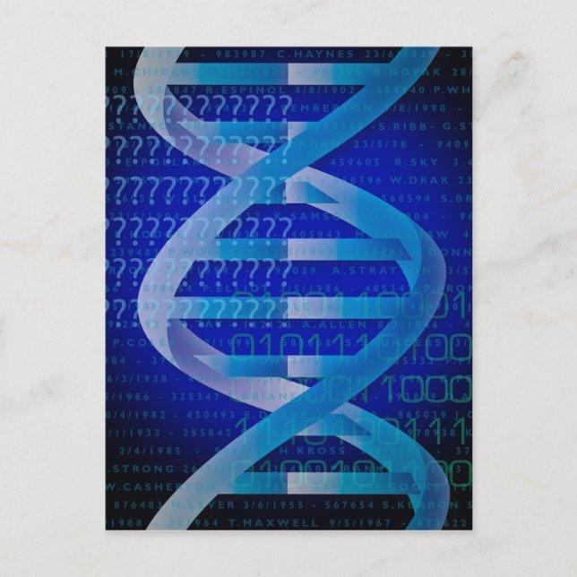 Carte Postale Science de l'ADN ID (Devant)