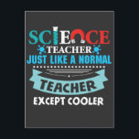 Carte Postale Science Enseignant Chimie Biologie Magnet Test Tub<br><div class="desc">Grand T-shirt drôle pour les enseignants,  les scientifiques ou les chimistes qui aiment leur travail à l'université,  l'école primaire,  l'école secondaire,  l'école secondaire ou la grammaire.</div>