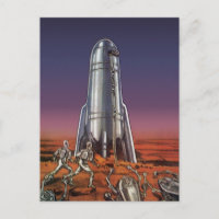 Science-fiction vintage, les astronautes Beetle Al