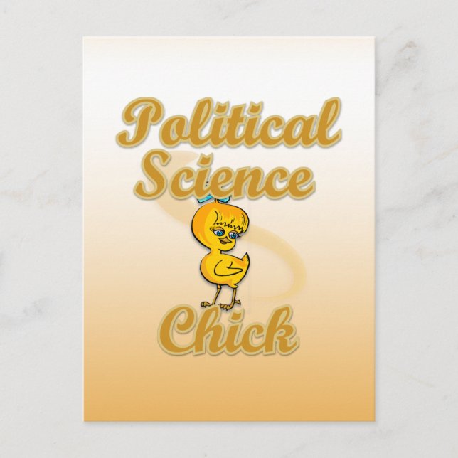 Carte Postale Sciences politiques (Devant)