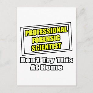 Carte Postale Scientifique criminalistique professionnel .. Plai