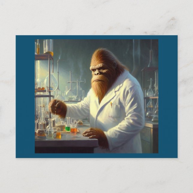 Carte Postale Scientifique de Bigfoot (Devant)