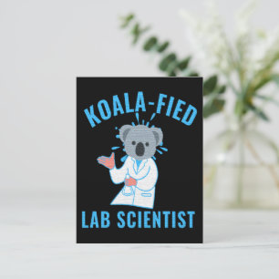 CARTE POSTALE SCIENTIFIQUE DE LABO KOALIFIÉ - TECH LAB KOALA