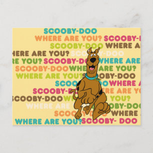 Carte Postale Scooby-Doo Coureur "Où Es-Tu ?"