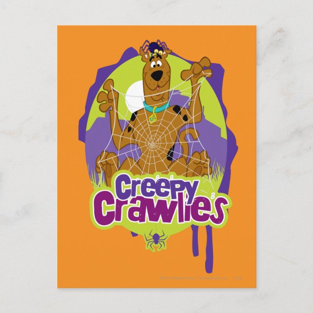 Carte Postale Scooby-Doo Crawlies Déplaisantes (Devant)