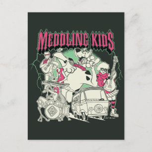 Carte Postale Scooby-Doo et le groupe Gang Meddling Kids Punk