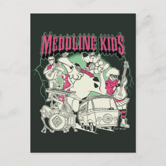 Carte Postale Scooby-Doo et le groupe Gang Meddling Kids Punk
