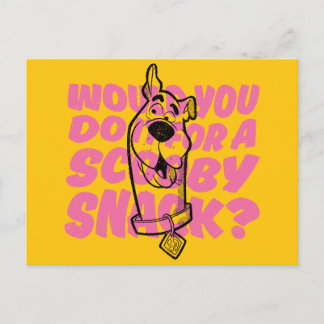 Carte Postale Scooby-Doo |Le Feriez-Vous Pour Un Snack Scooby ?
