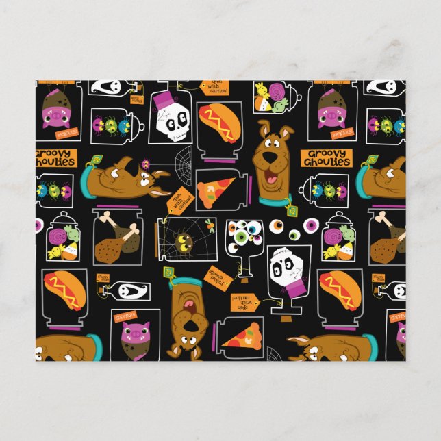 Carte Postale Scooby-Doo | Motif Halloween Scooby-Doo (Devant)