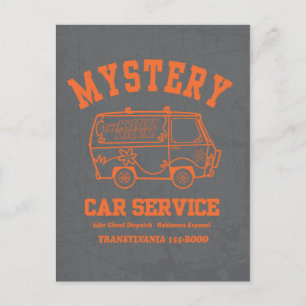 Carte Postale Scooby-Doo "Mystery Car Service" Graphique