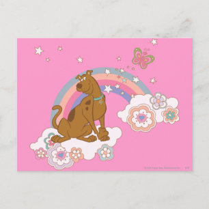Carte Postale Scooby-Doo Rainbow Butterfly