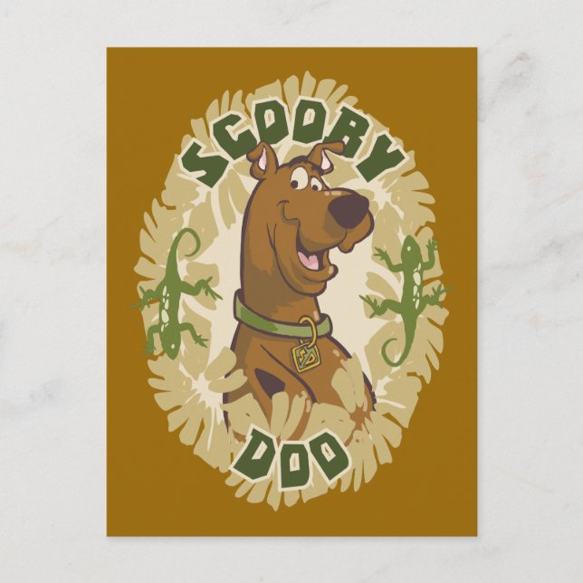 Carte Postale Scooby-Doo Safari Graphisme (Devant)
