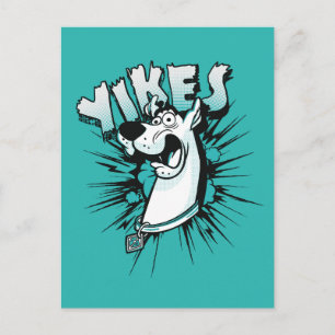 Carte Postale Scooby-Doo "Yikes !" Graphique demi-ton