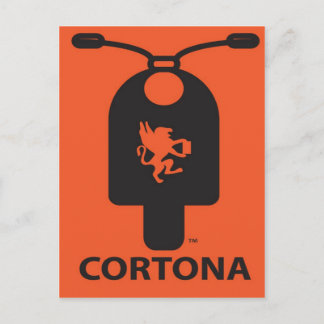 Carte postale Scooter Cortona