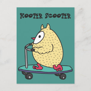 Carte Postale Scooter de sirène