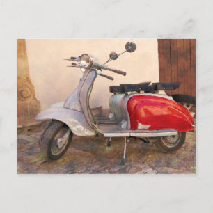 Carte Postale Scooter impressionnable