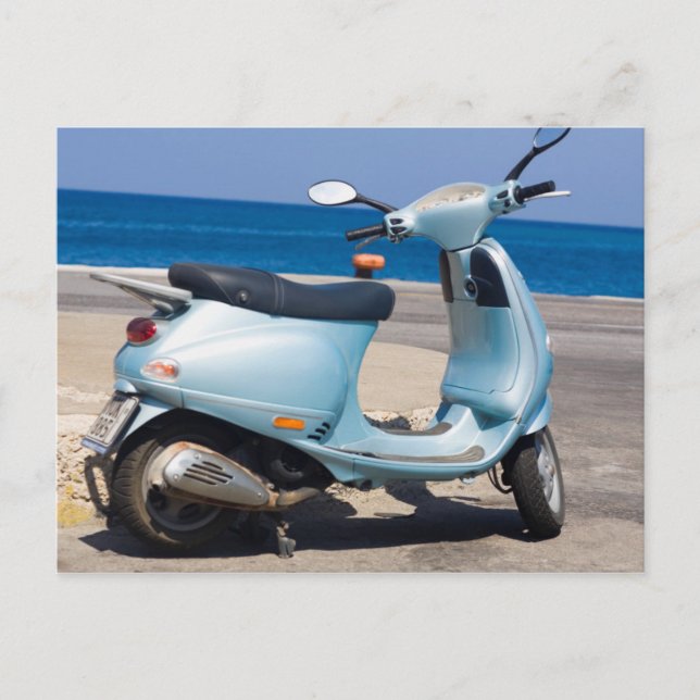 Carte Postale Scooter Sur La Plage | Ephèse, Turquie (Devant)