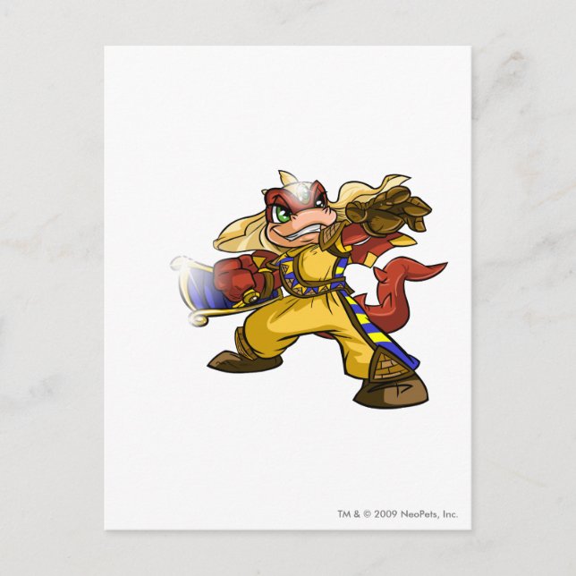 Carte Postale Scorchio a perdu le joueur de désert (Devant)