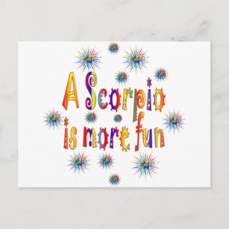 Carte Postale Scorpio est amusant