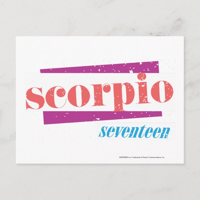 Carte Postale Scorpio LtPink (Devant)