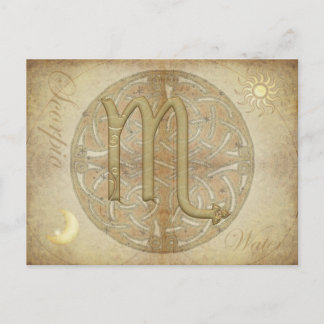Carte postale Scorpio Signe Zodiac