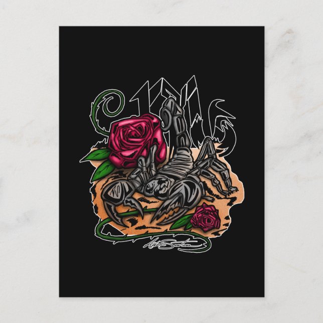 Carte Postale Scorpio - Zodiac (Devant)