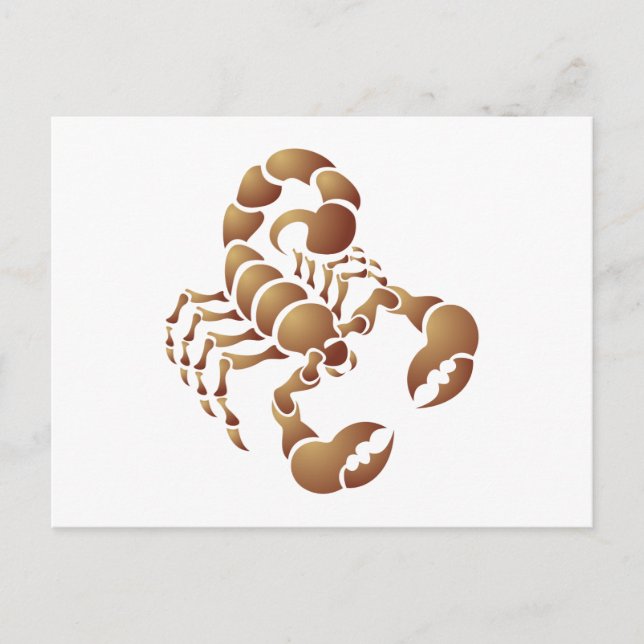 Carte Postale Scorpion (Devant)