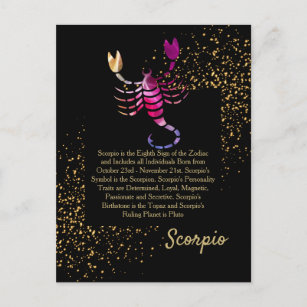 Carte Postale Scorpion