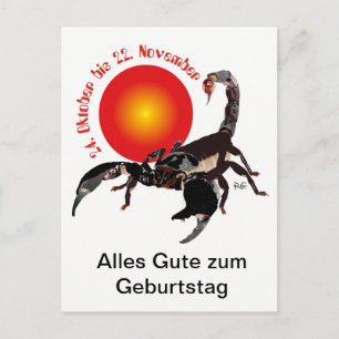 Carte Postale Scorpion