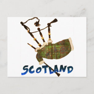 Carte Postale Scotland Bagpipes
