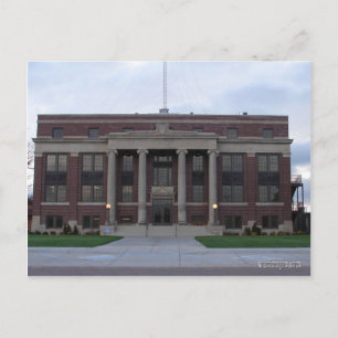 Carte Postale Scott County, Kansas Courthouse