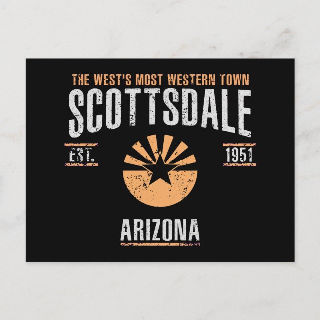 Carte Postale Scottsdale (Devant)