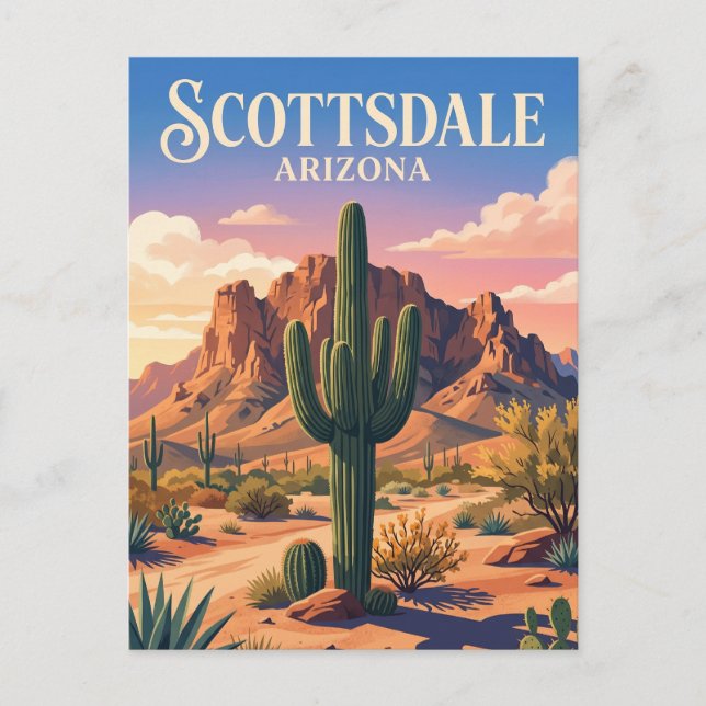 Carte Postale Scottsdale Arizona (Devant)