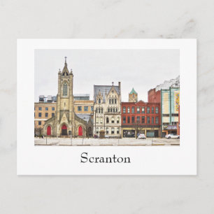 Carte Postale Scranton, Pa Post-Card-Wyoming Ave Architecture
