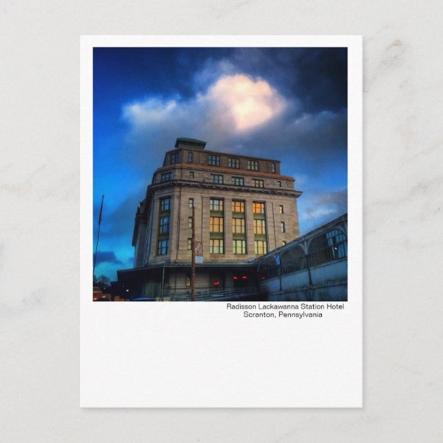 Carte Postale Scranton, PA - Radisson Lackawanna Station Hotel (Devant)