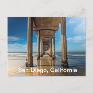 Carte Postale Scripps Pier à San Diego, Californie