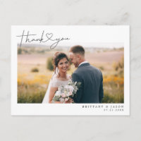 Script moderne avec Mariage de coeur Photo Merci