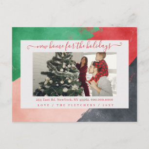 Carte Postale Script moderne Nouvelle maison pour les vacances P