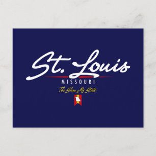 Carte Postale Script Saint-Louis