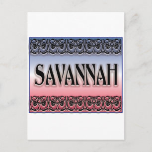 Carte Postale Scrollwork de Savannah