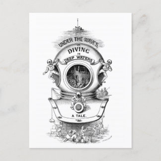 Carte Postale SCUBA vintage