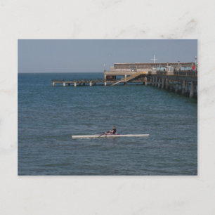 Carte Postale Sculling Sur La Mer