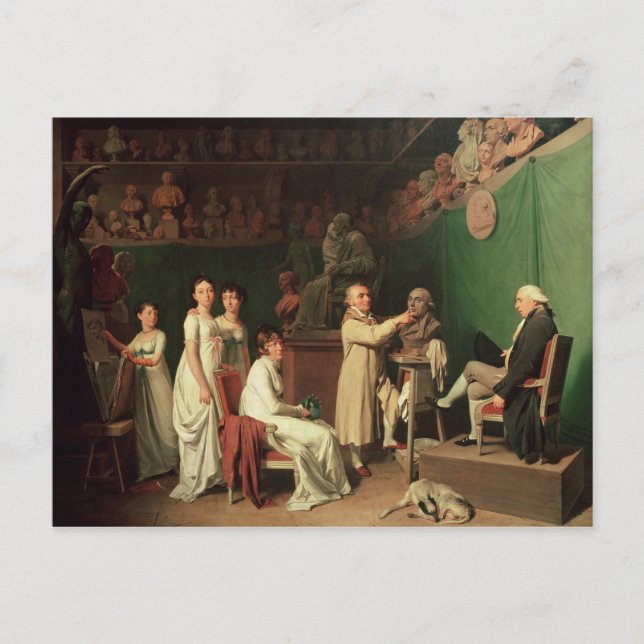 Carte Postale Sculpter le buste de Pierre Marquis de (Devant)