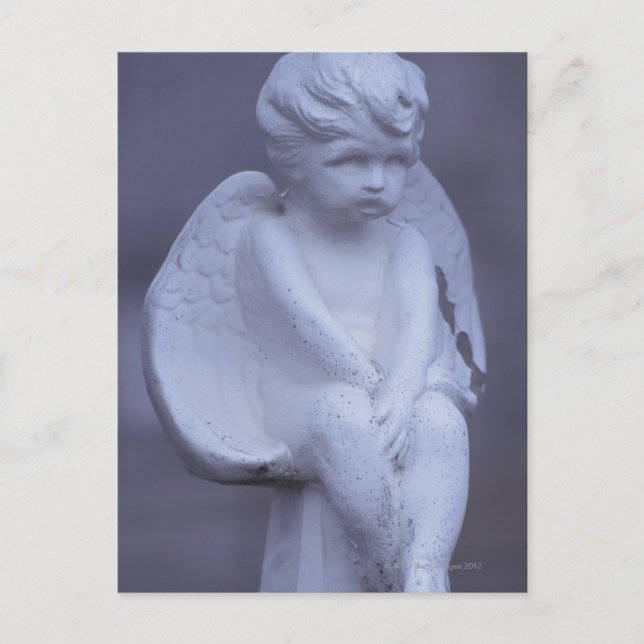 Carte Postale Sculpture d'ange (Devant)