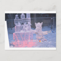 Sculpture de glace artistique sportive gravure cad