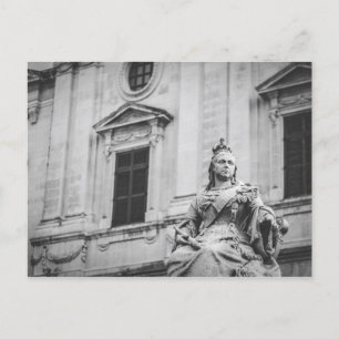 Carte Postale Sculpture de la reine Victoria à La Valette, Malte